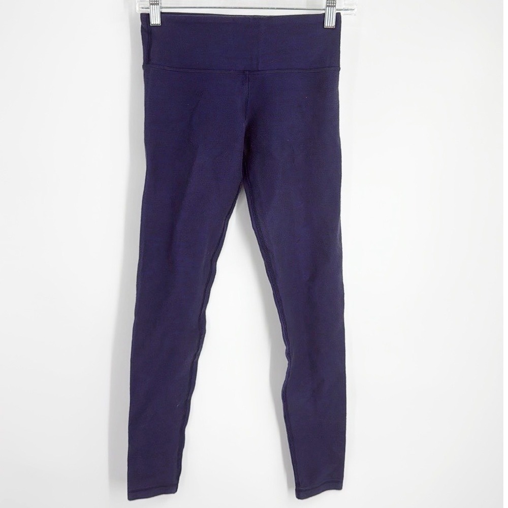 Lululemon Athletica Leggings Purple Athletic Yoga Gym Training Pants size 4